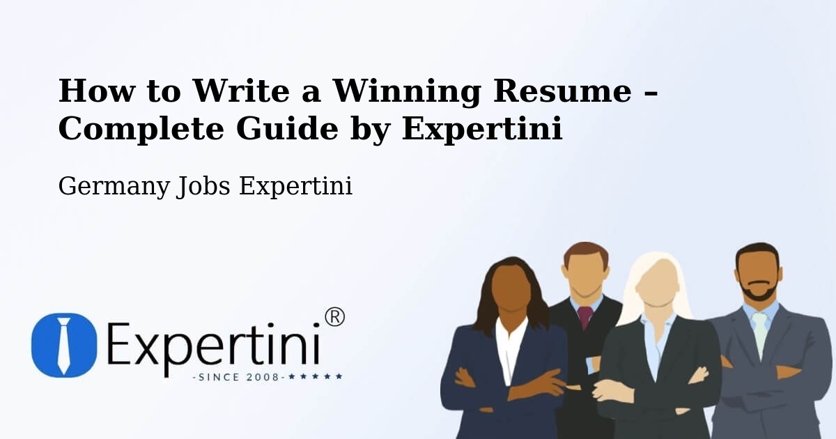 Resume Writing Guide for Job Seekers – Geraberg - Geraberg, Germany Jobs Expertini